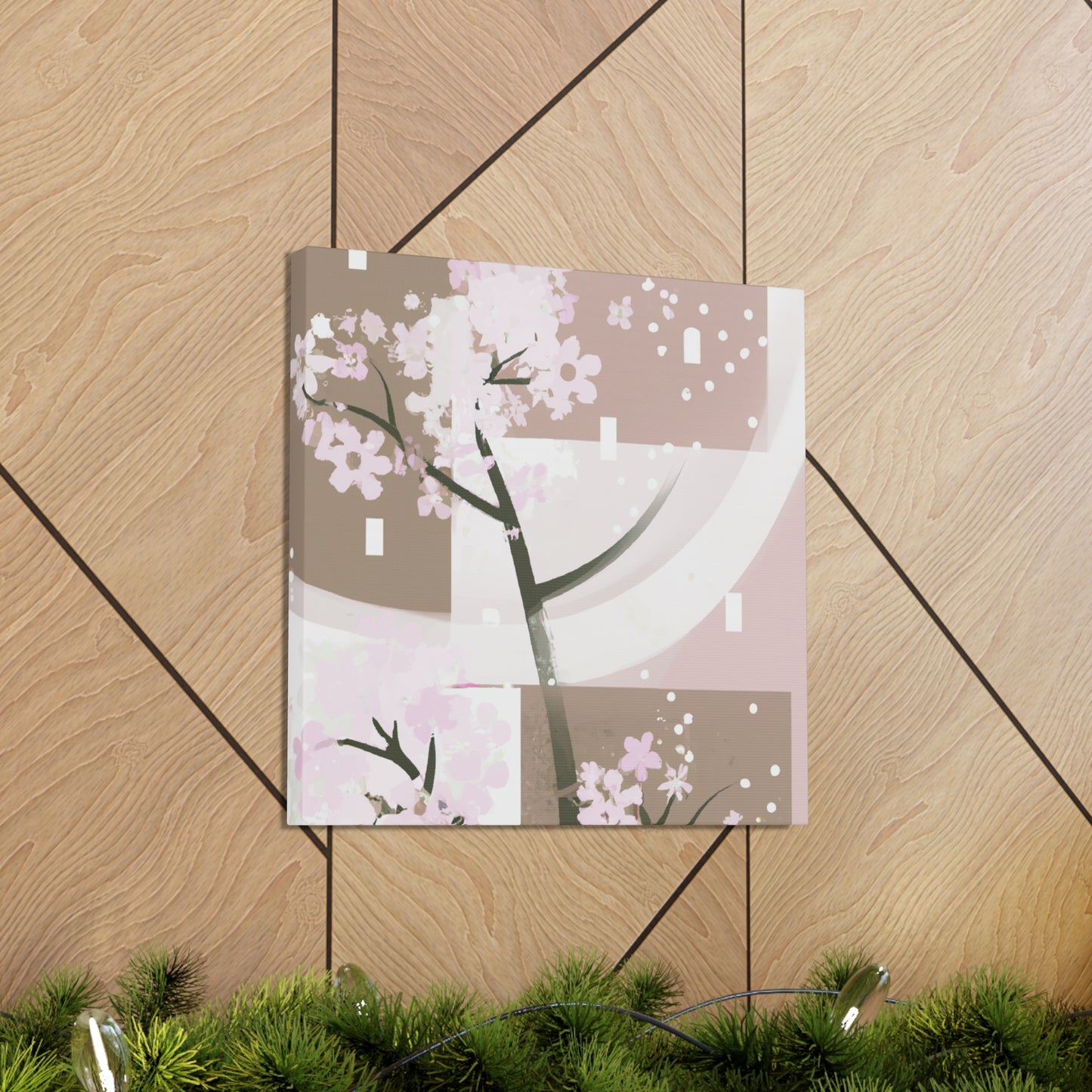 "Cherry Blossom Dreamscape" - Canvas