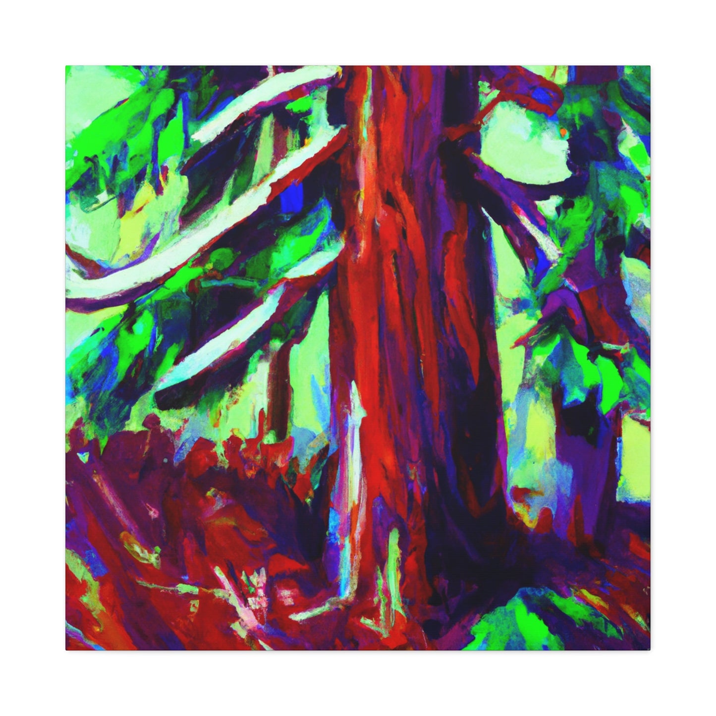 "Redwood in Abstraction" - Canvas