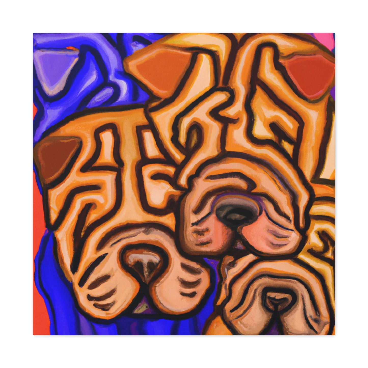 Shar Pei Lyrical Dance - Canvas