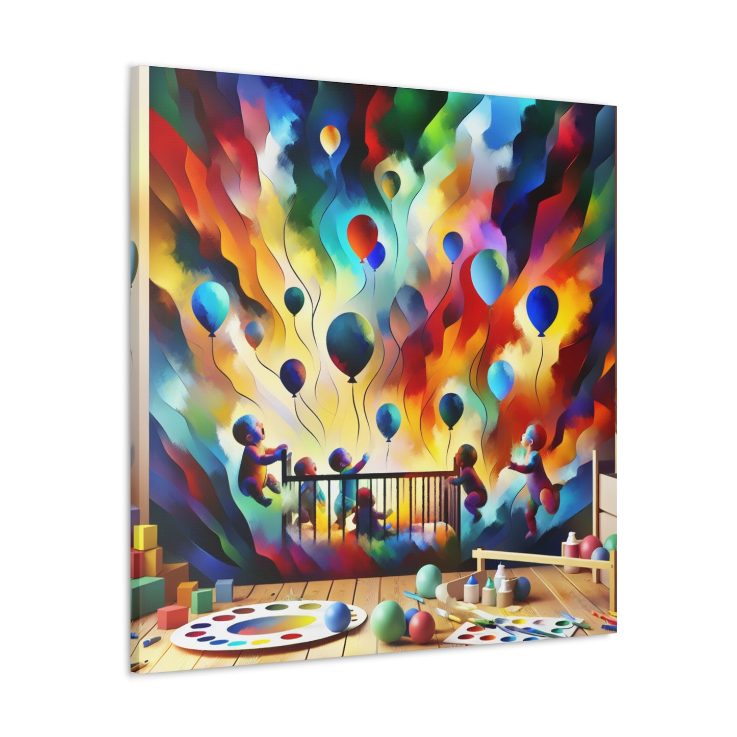 Skyward Ascension, Colorful Dreams - Canvas