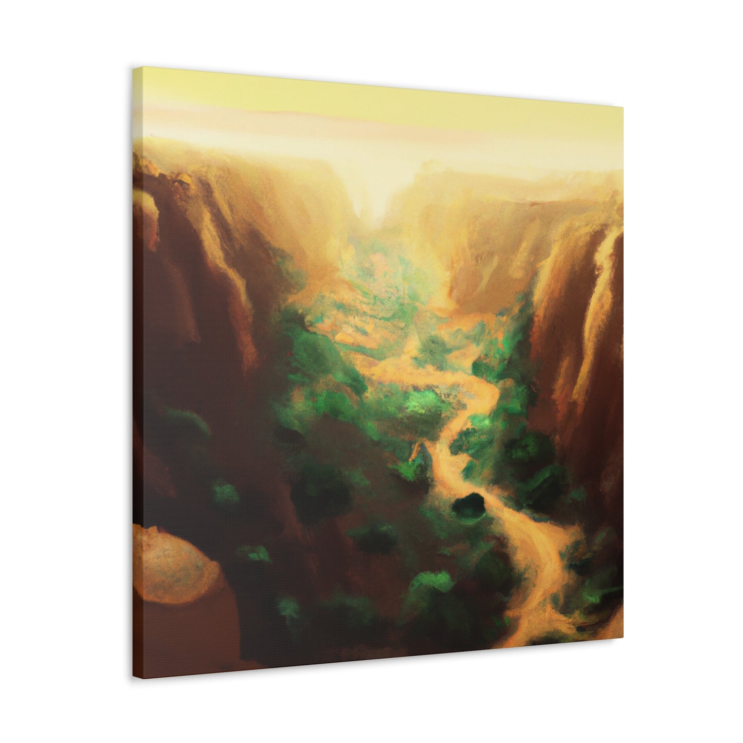 Canyon: Digital Dreamscape - Canvas