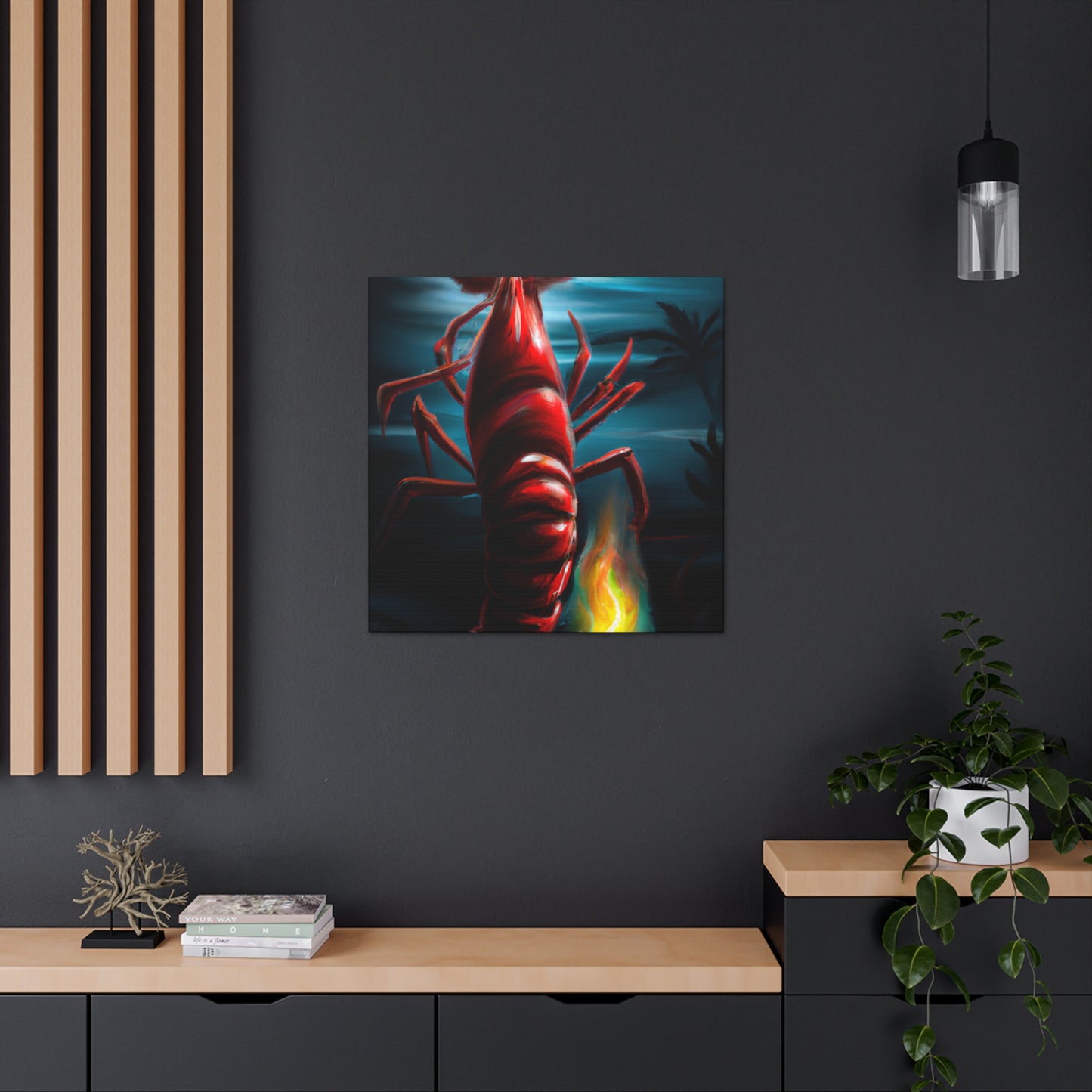 "Lobster's Surreal Dream" - Canvas