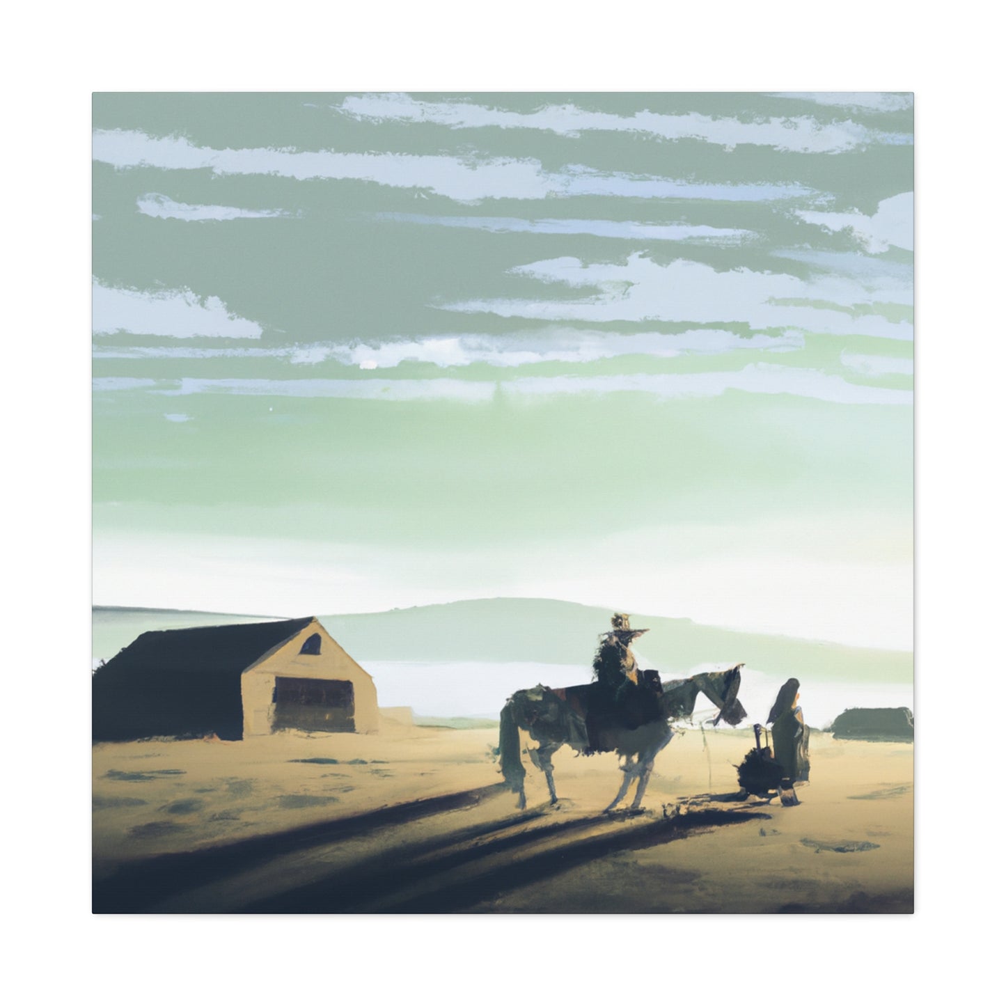 "Stagecoach Journey Insights" - Canvas