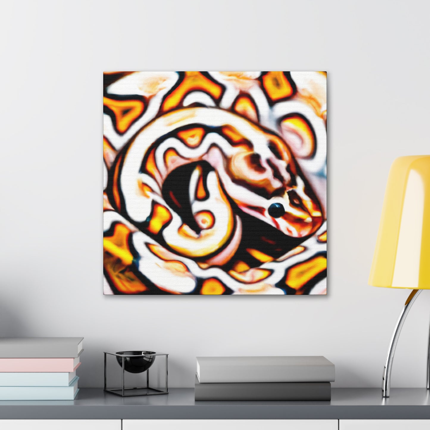 "Majesty of Ball Python" - Canvas