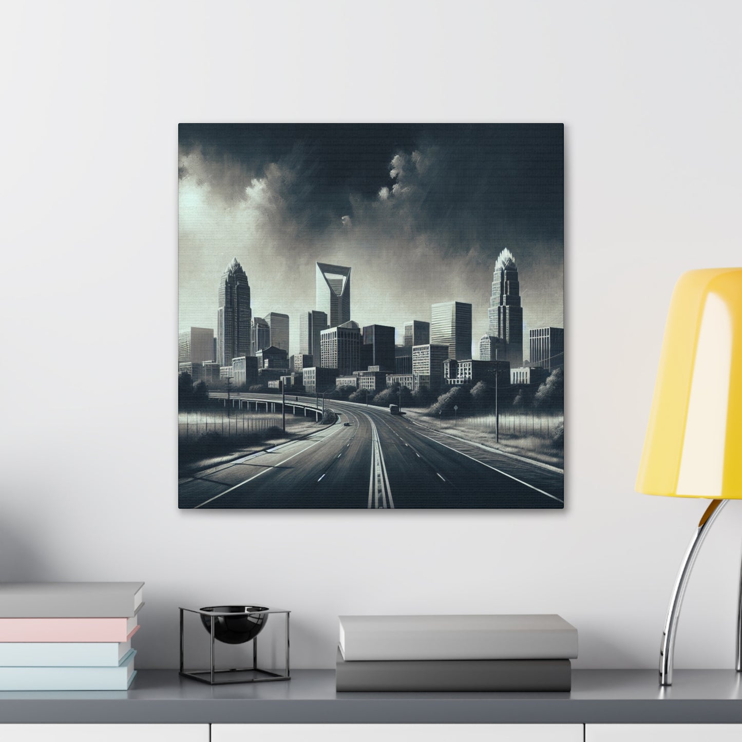 "Urban Symphony in Motion" - Canvas