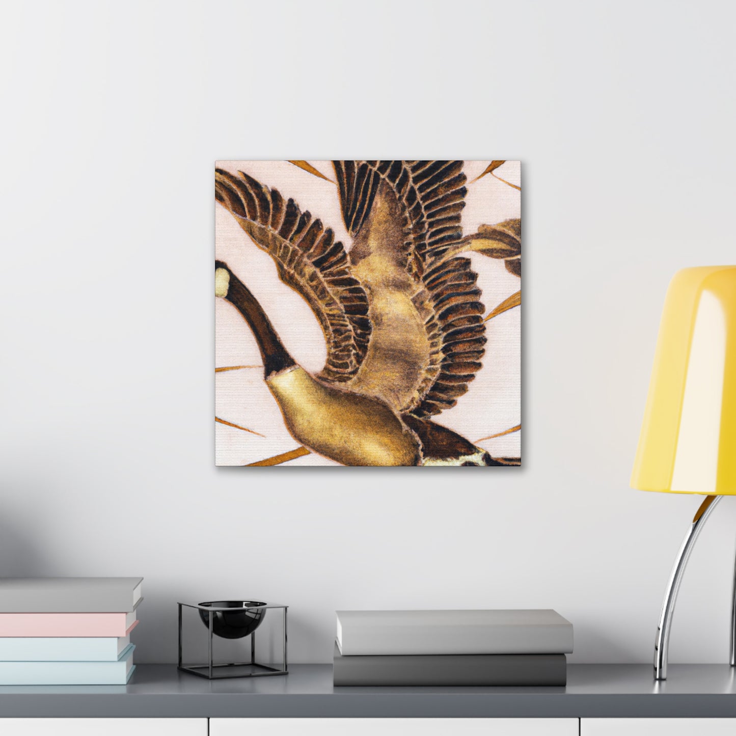 "Canada Goose in Flight" - Canvas