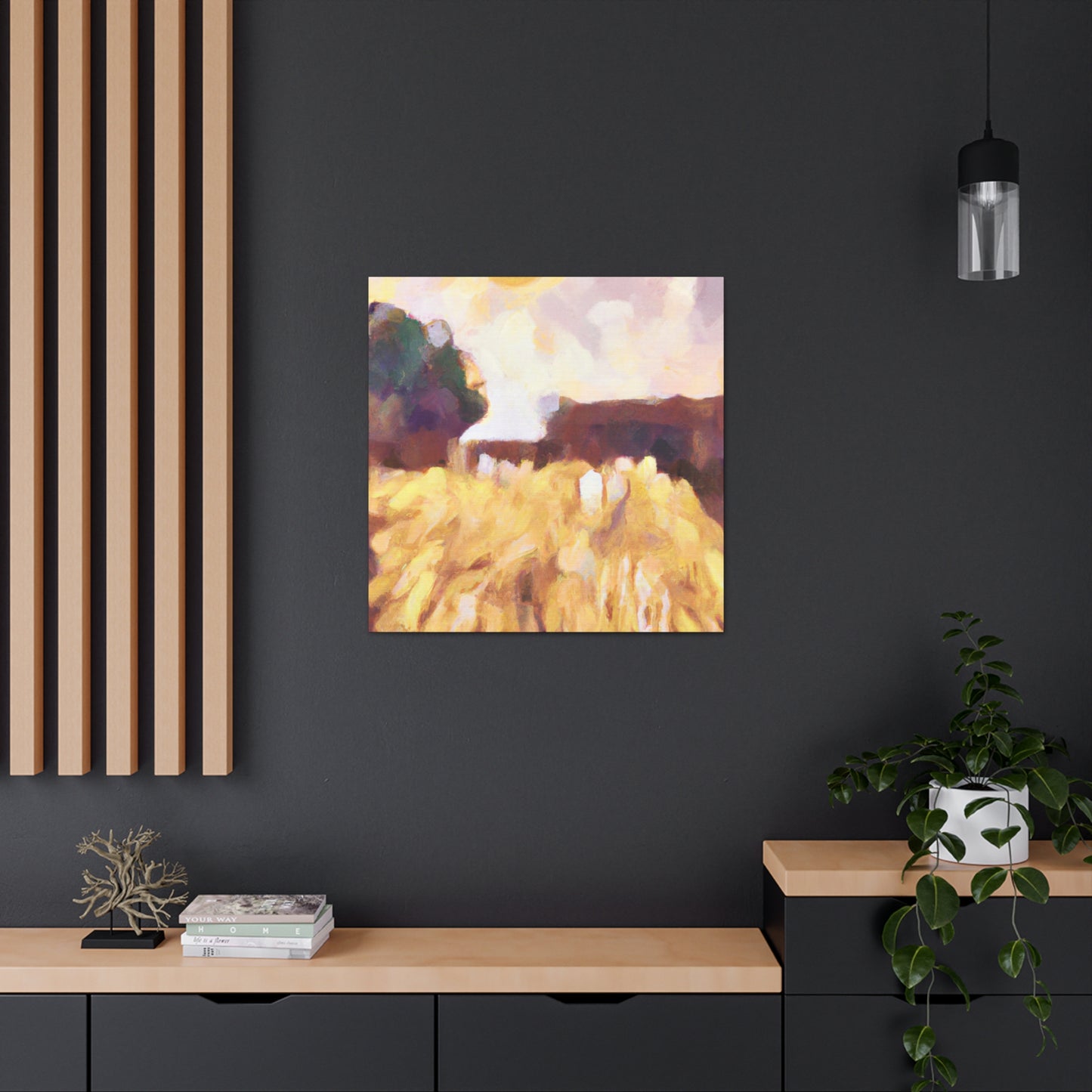 "Hay Field Illumination" - Canvas