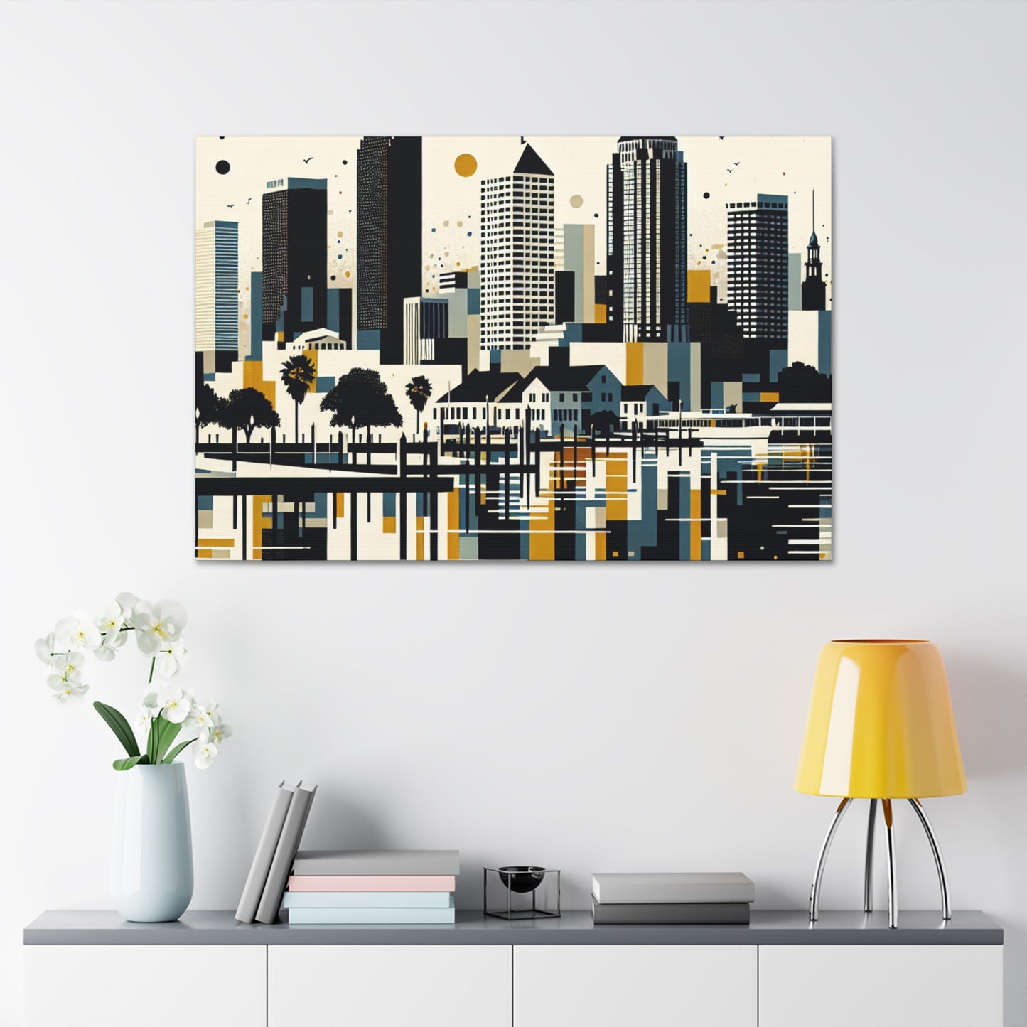 "Serene Tampa Melodies" - Canvas