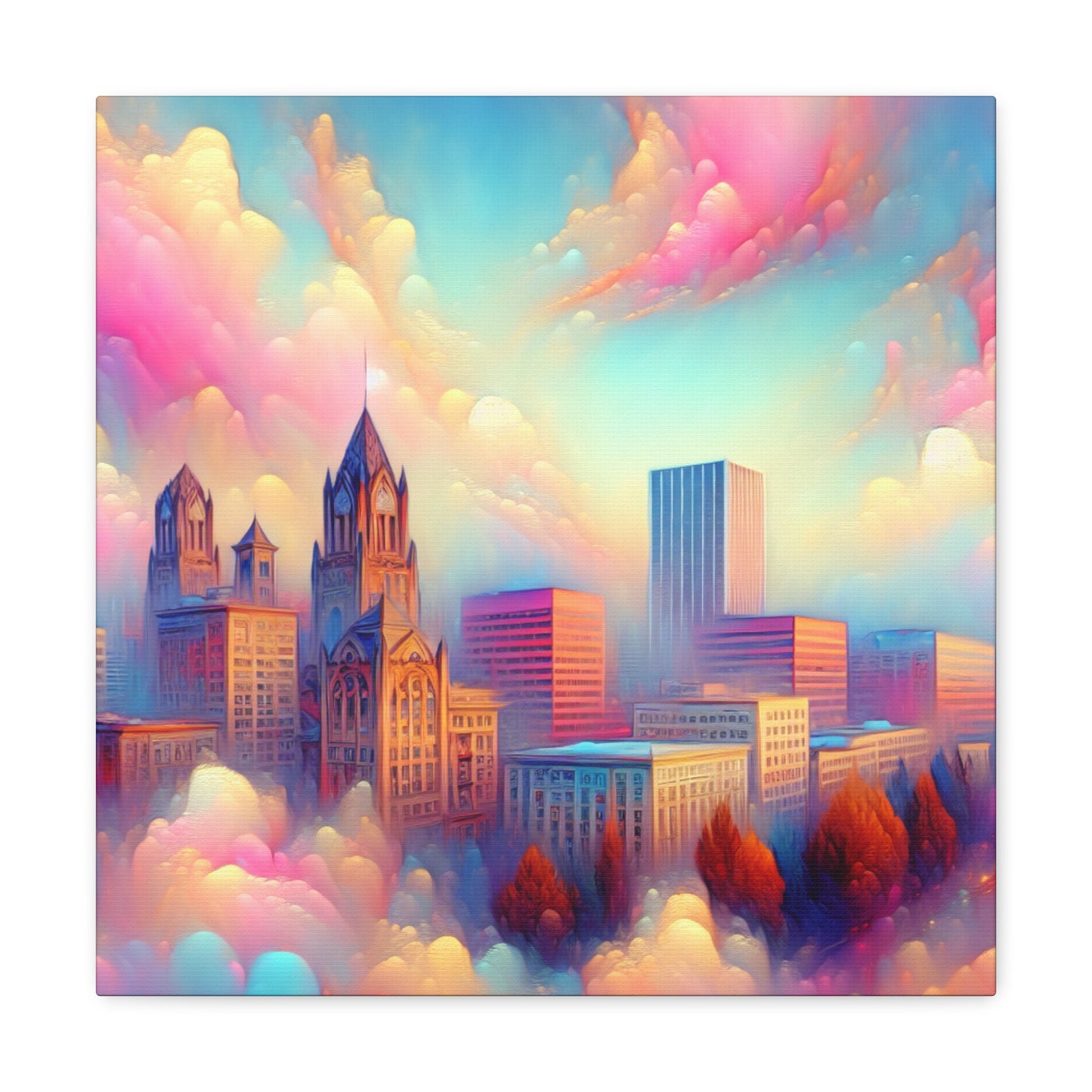 Dreams of Rose City - Canvas