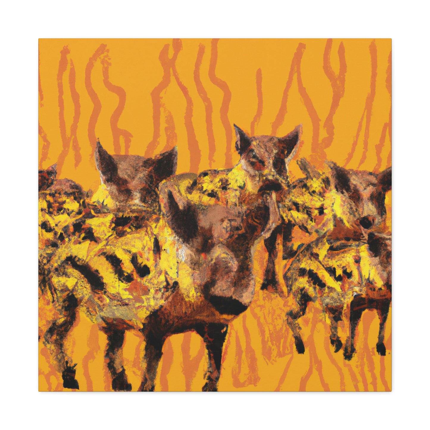 "Warthog War April Dream" - Canvas