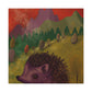 Hedgehog in Moonlight - Canvas