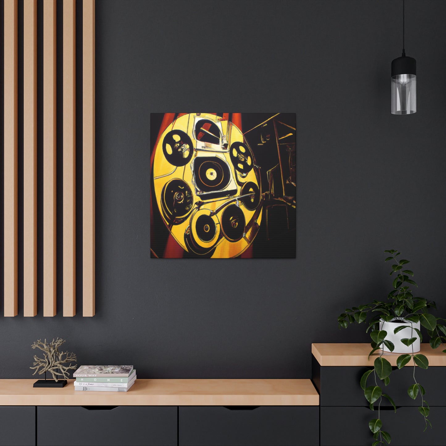 "Reel to Reel Bliss" - Canvas