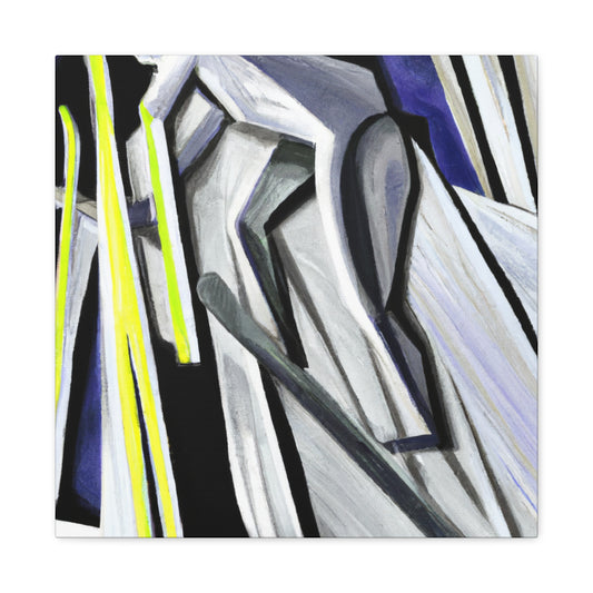 "Skiing in Abstraction" - Canvas