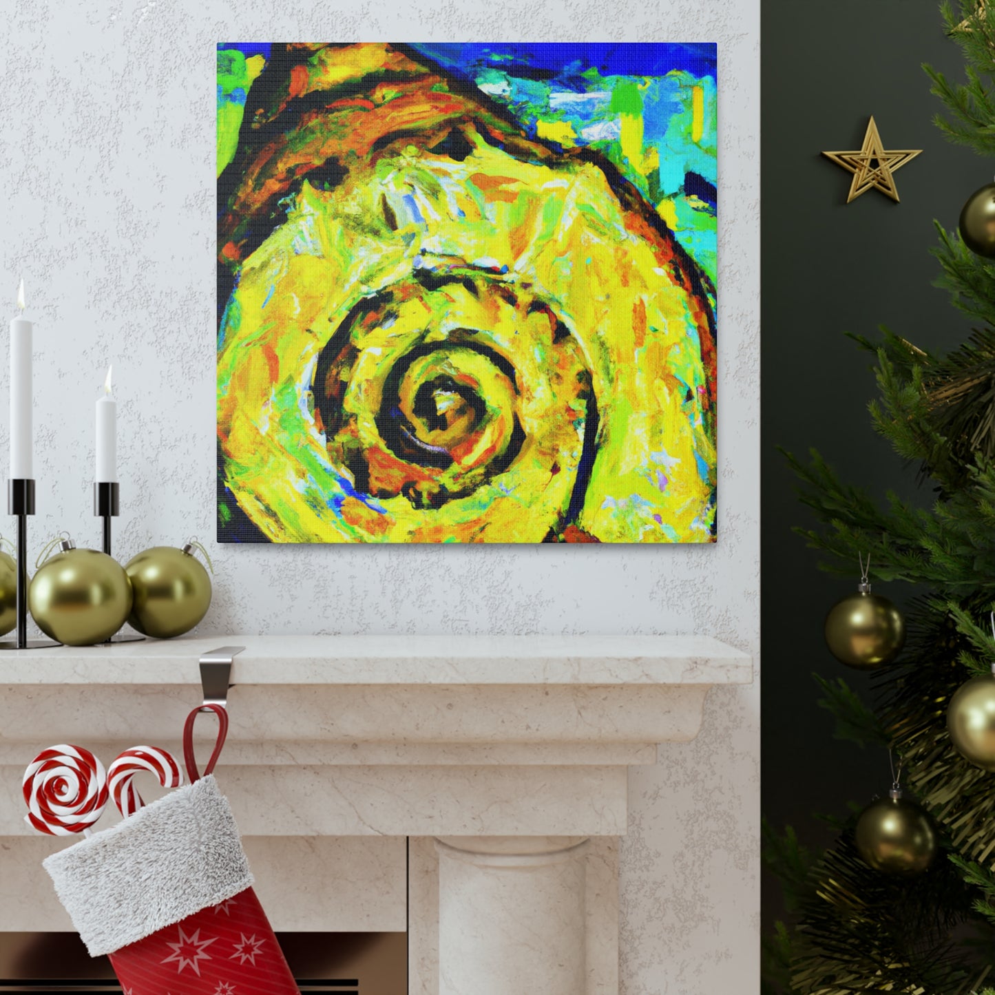 "Seascape Shell Splendor" - Canvas