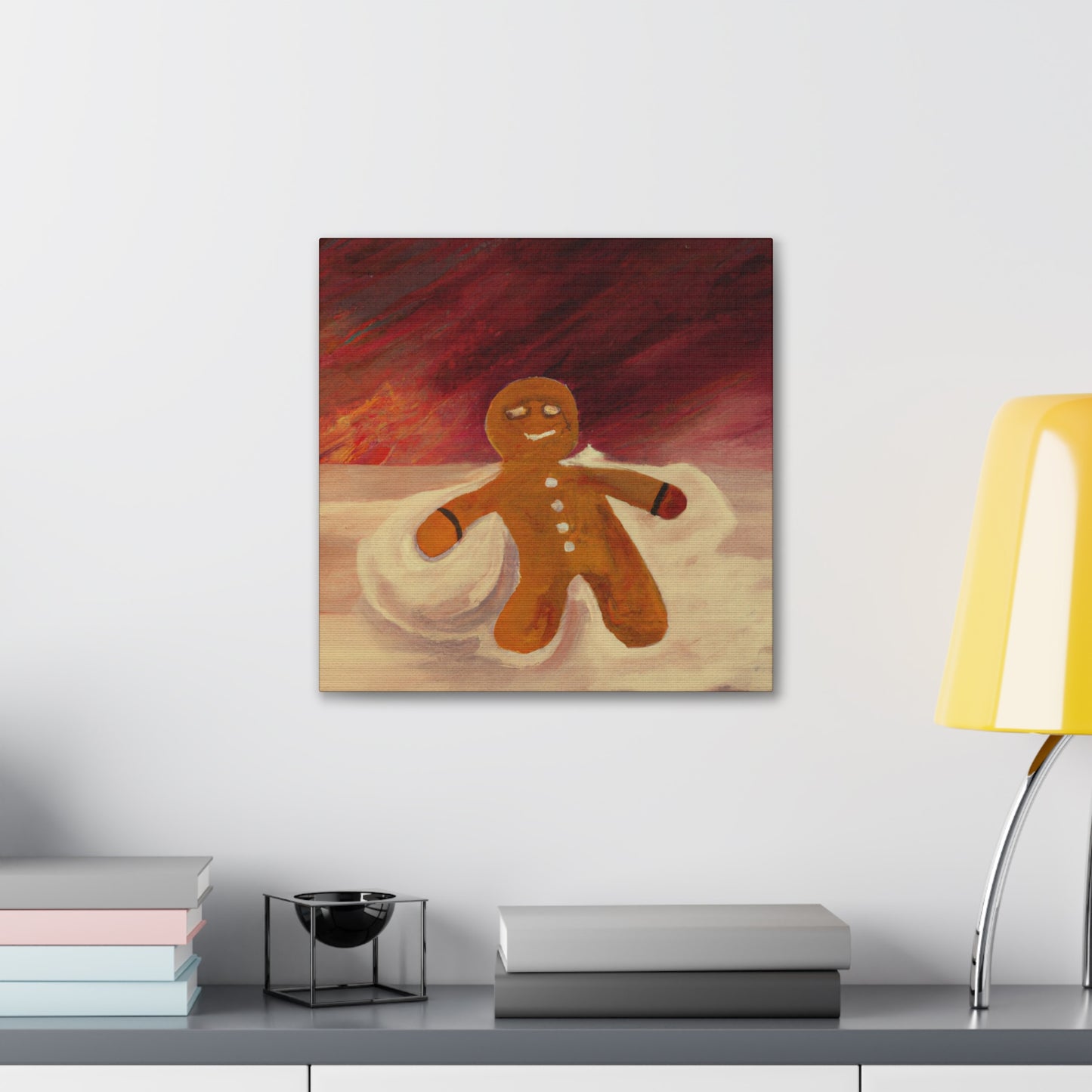 Gingerbread Man Dreamscape - Canvas