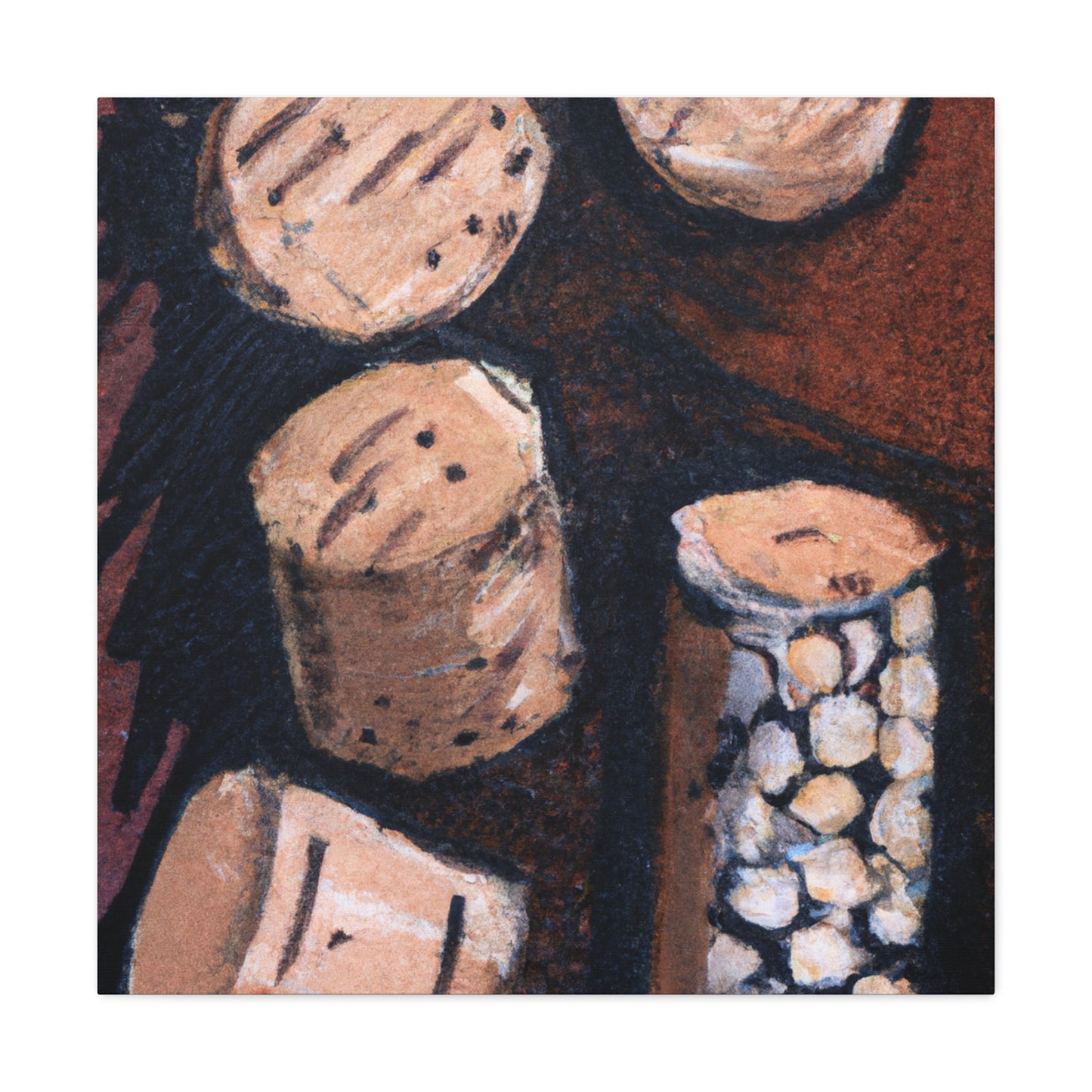 "Corks Fly in Wine" - Canvas