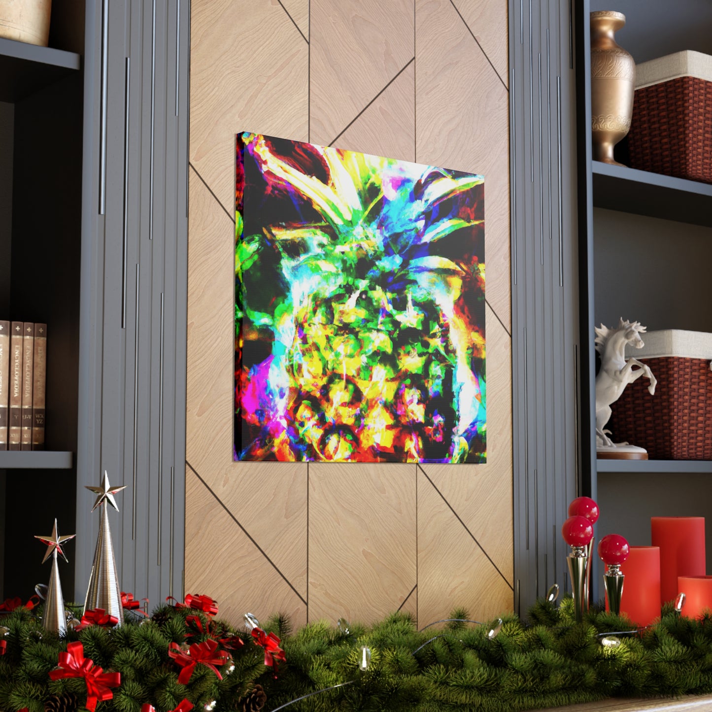 Pineapple Pop Explosion - Canvas