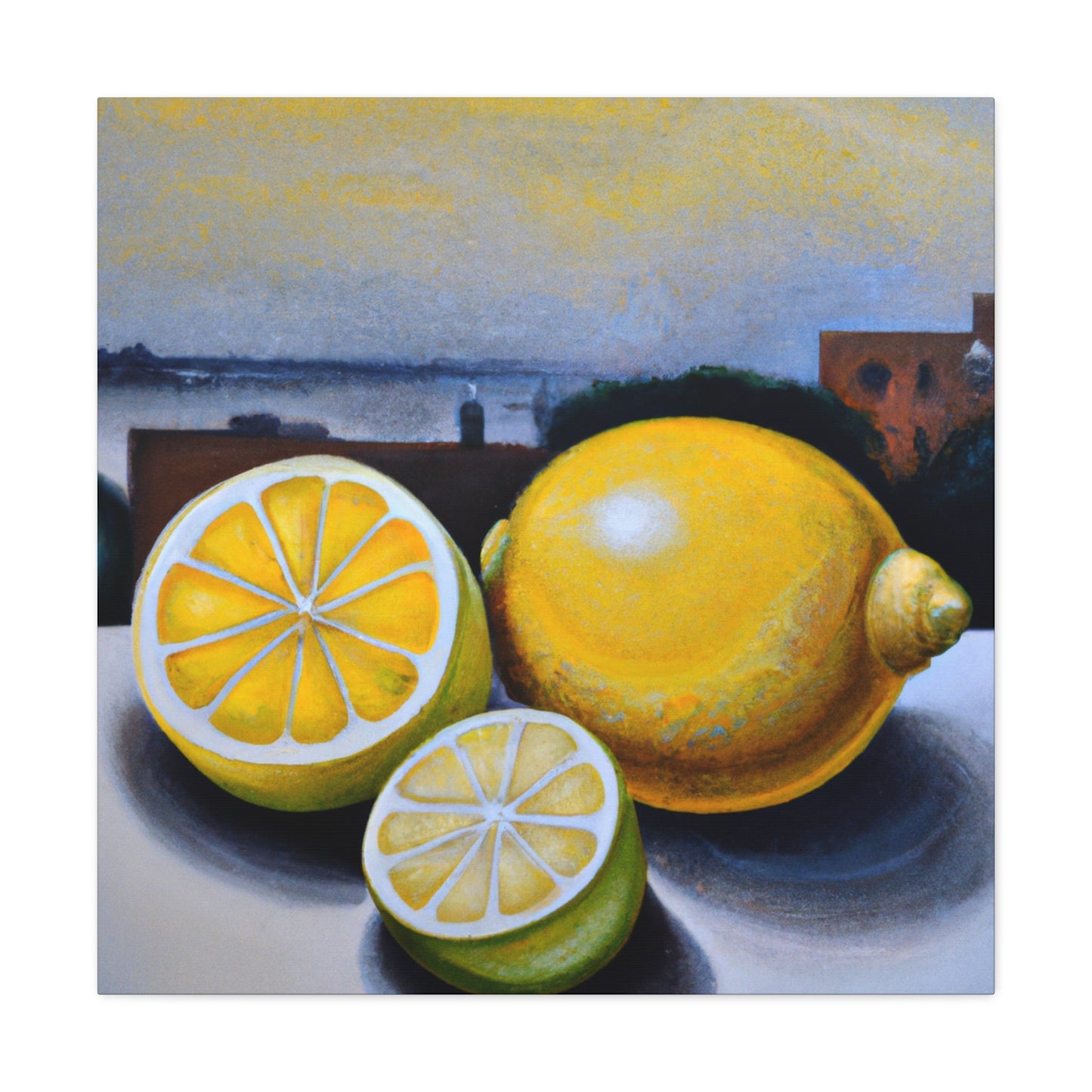 Lemon Hyperrealism Splendor - Canvas