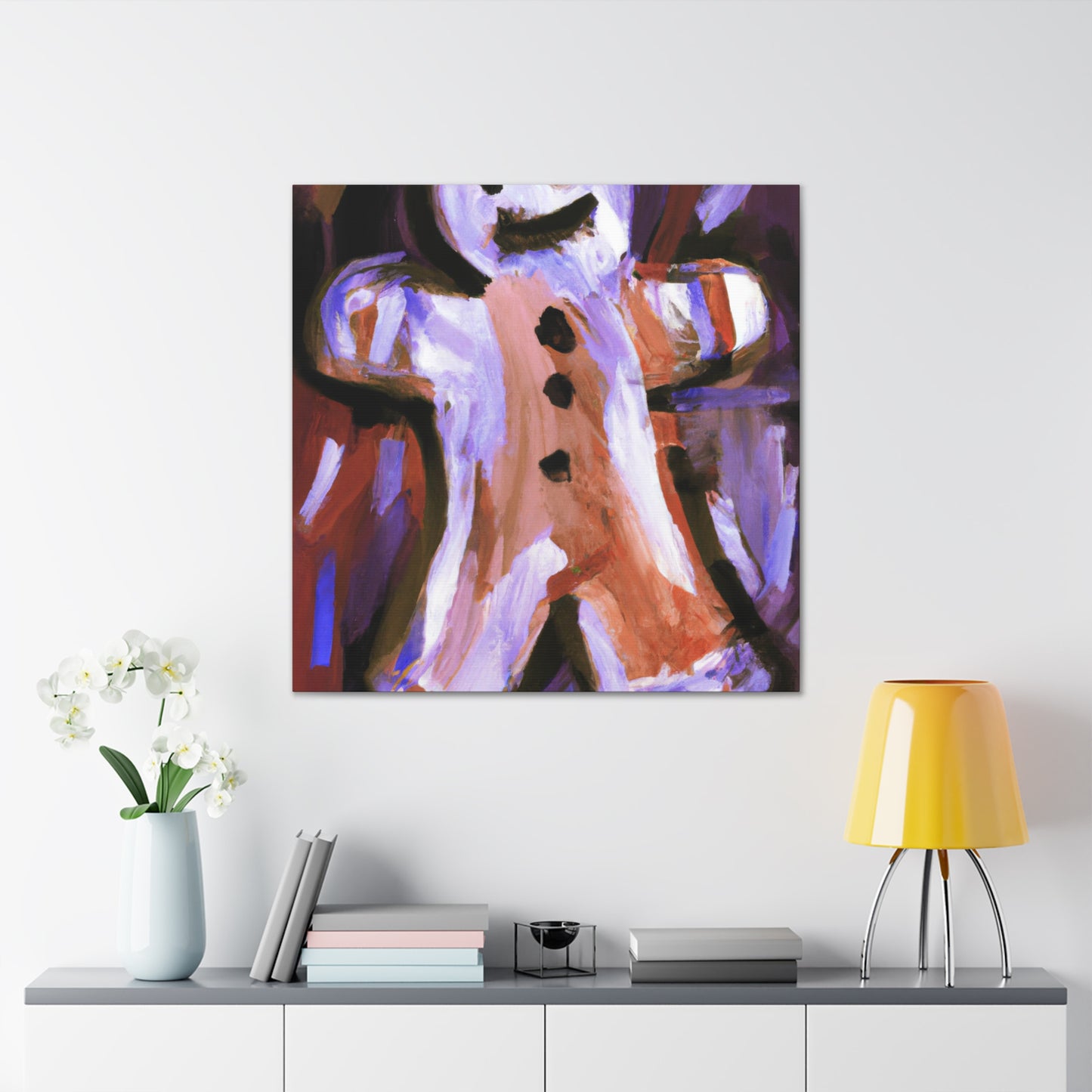 "Gingerbread Man Unleashed" - Canvas