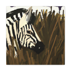 "Zebra in Transition Space" - Canvas