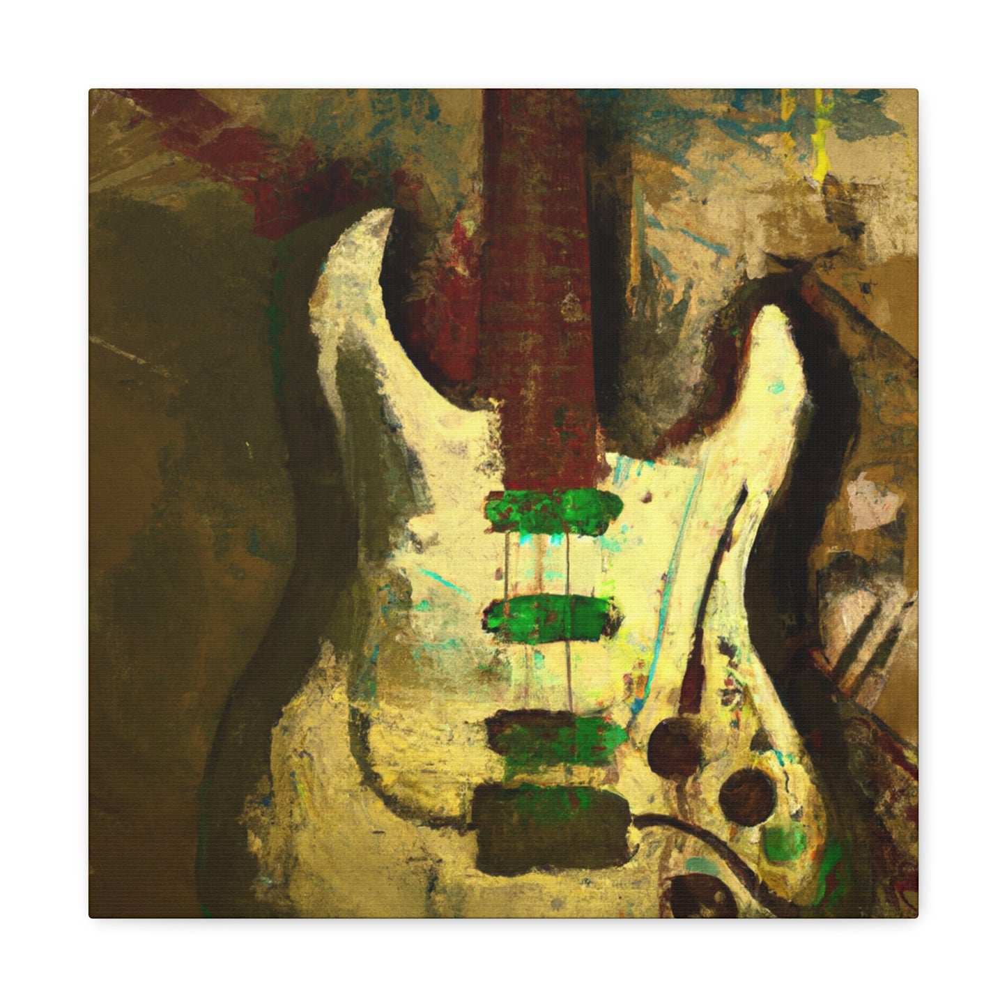 Electric Guitar Masterpiece - Canvas