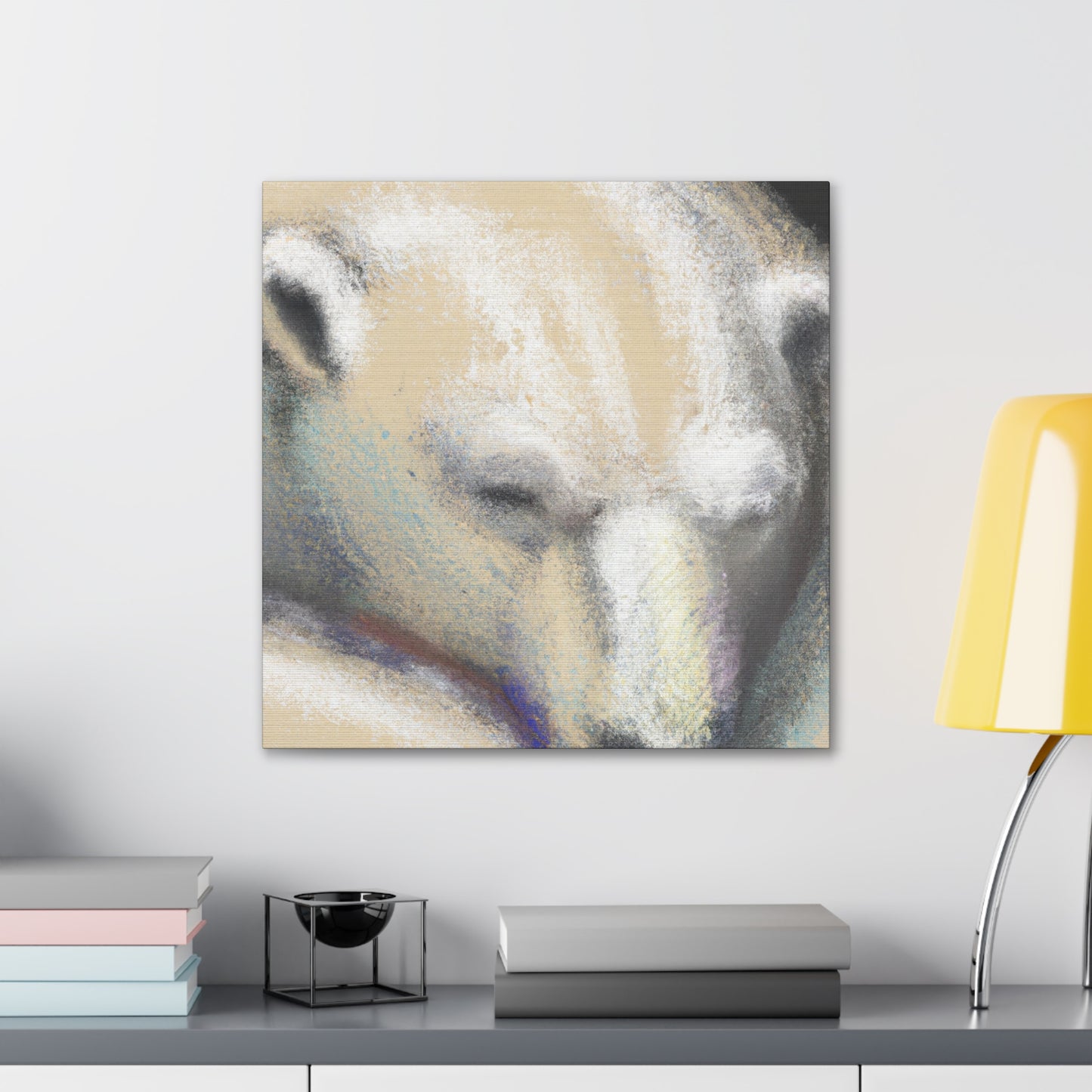 "Polar Bear Impressionism" - Canvas