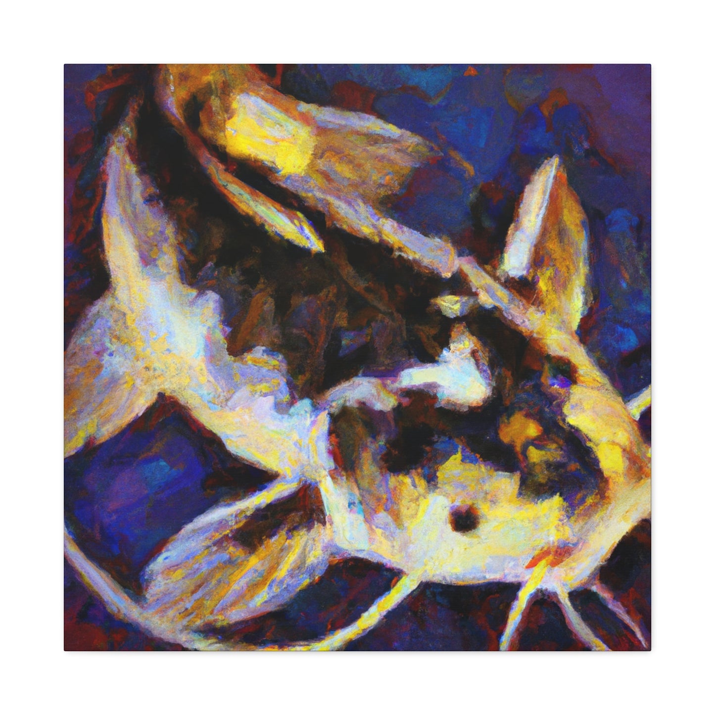 Corydoras Catfish Hues - Canvas