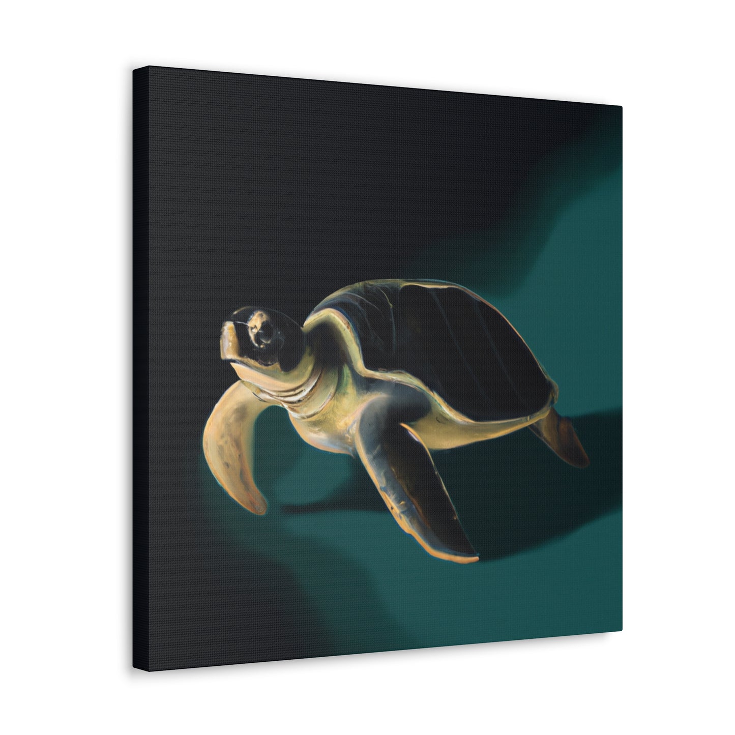 "Sea Turtle Reflection" - Canvas