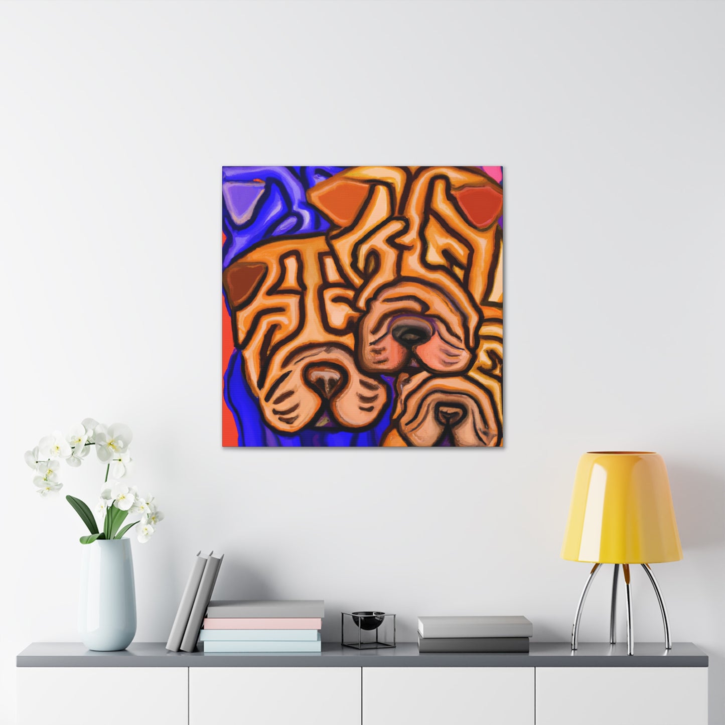 Shar Pei Lyrical Dance - Canvas