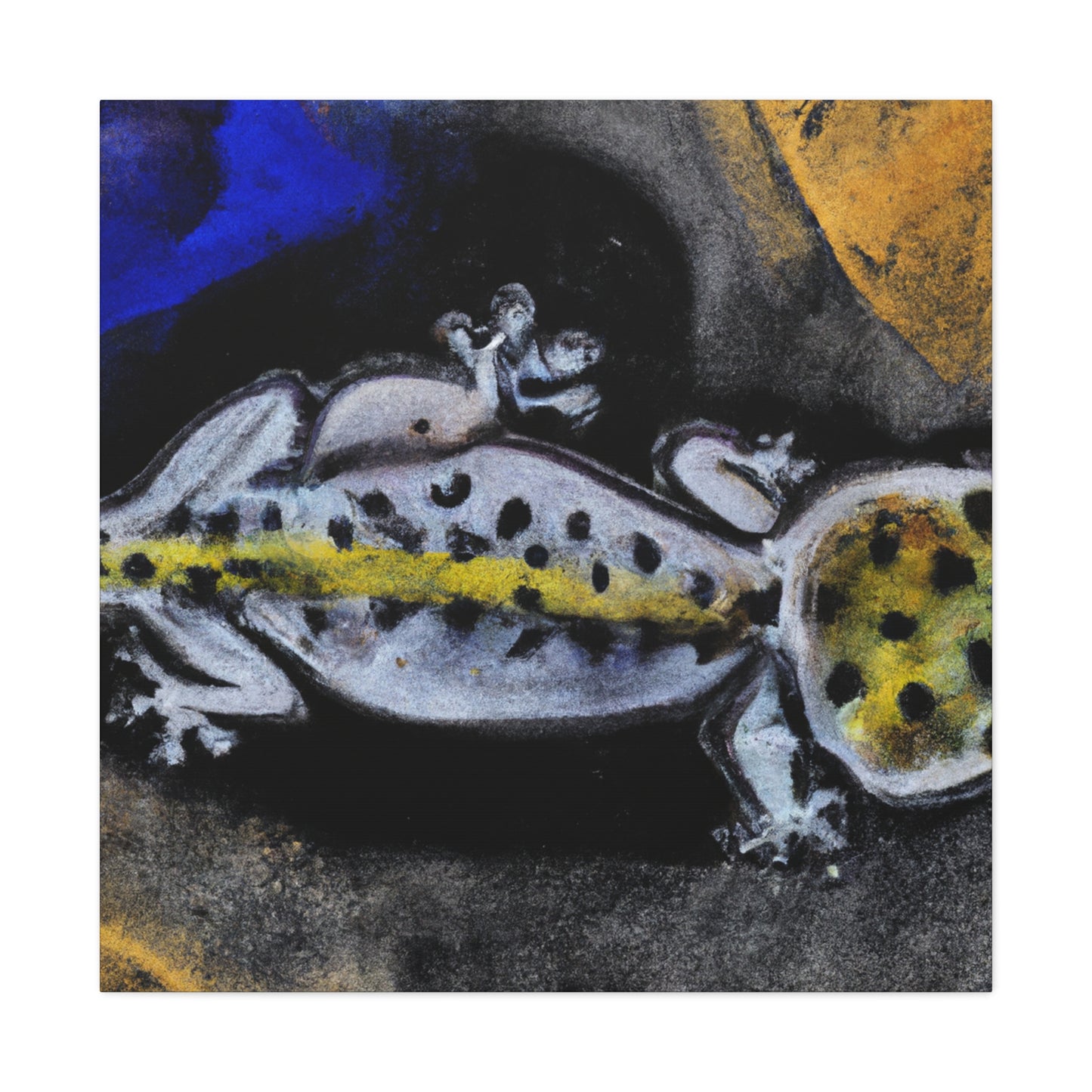 Leopard Gecko Reflected - Canvas