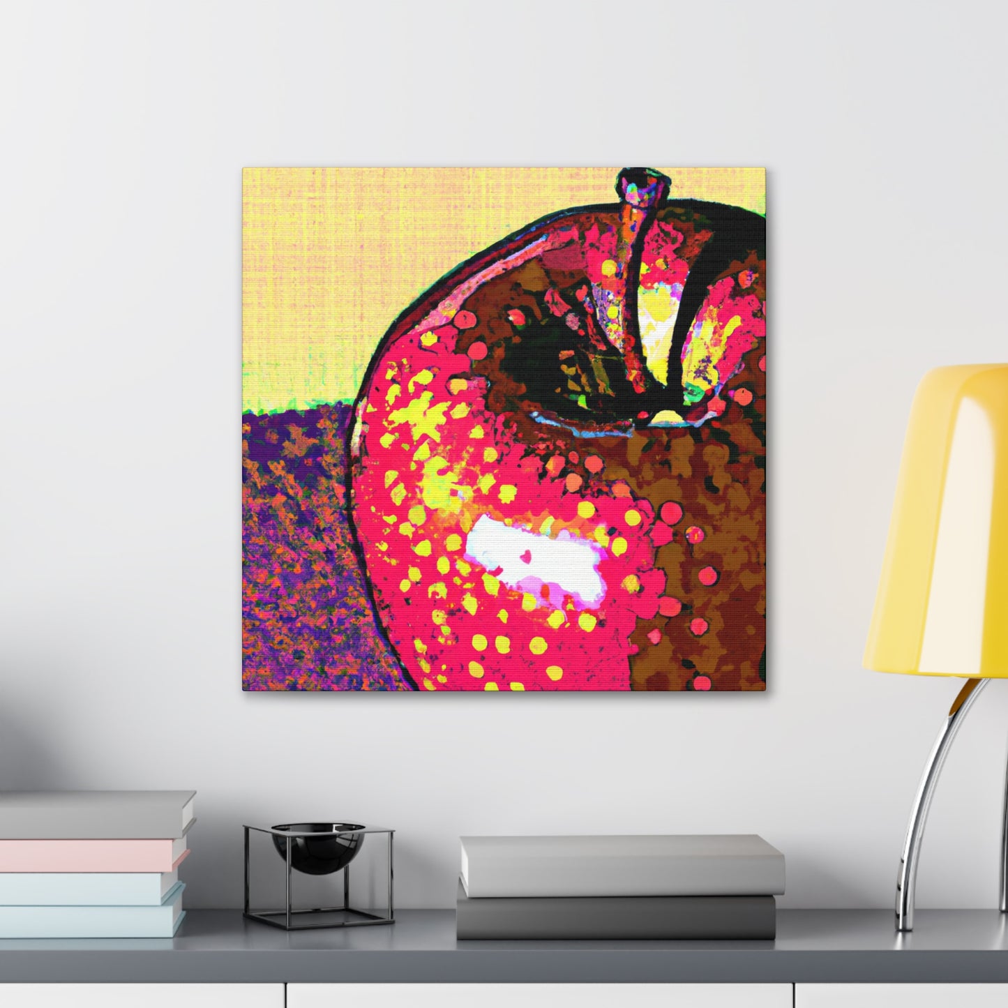 "Apple of Pop Art" - Canvas