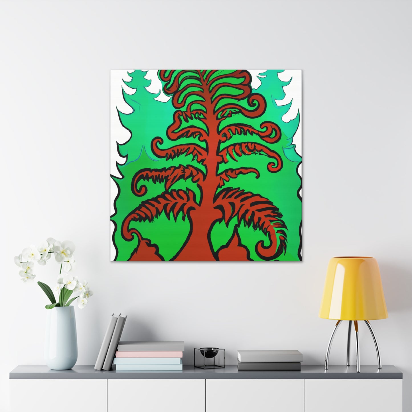 Redwood Majesty Awaits - Canvas