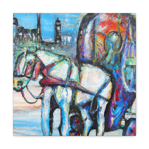 "Horse Drawn Carriage Dream" - Canvas