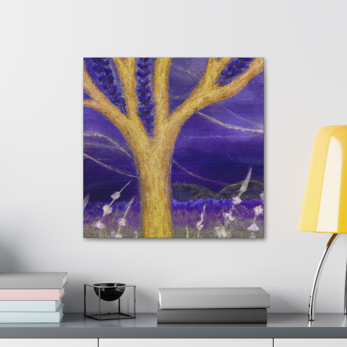 "Lavender Surrealist Dream" - Canvas