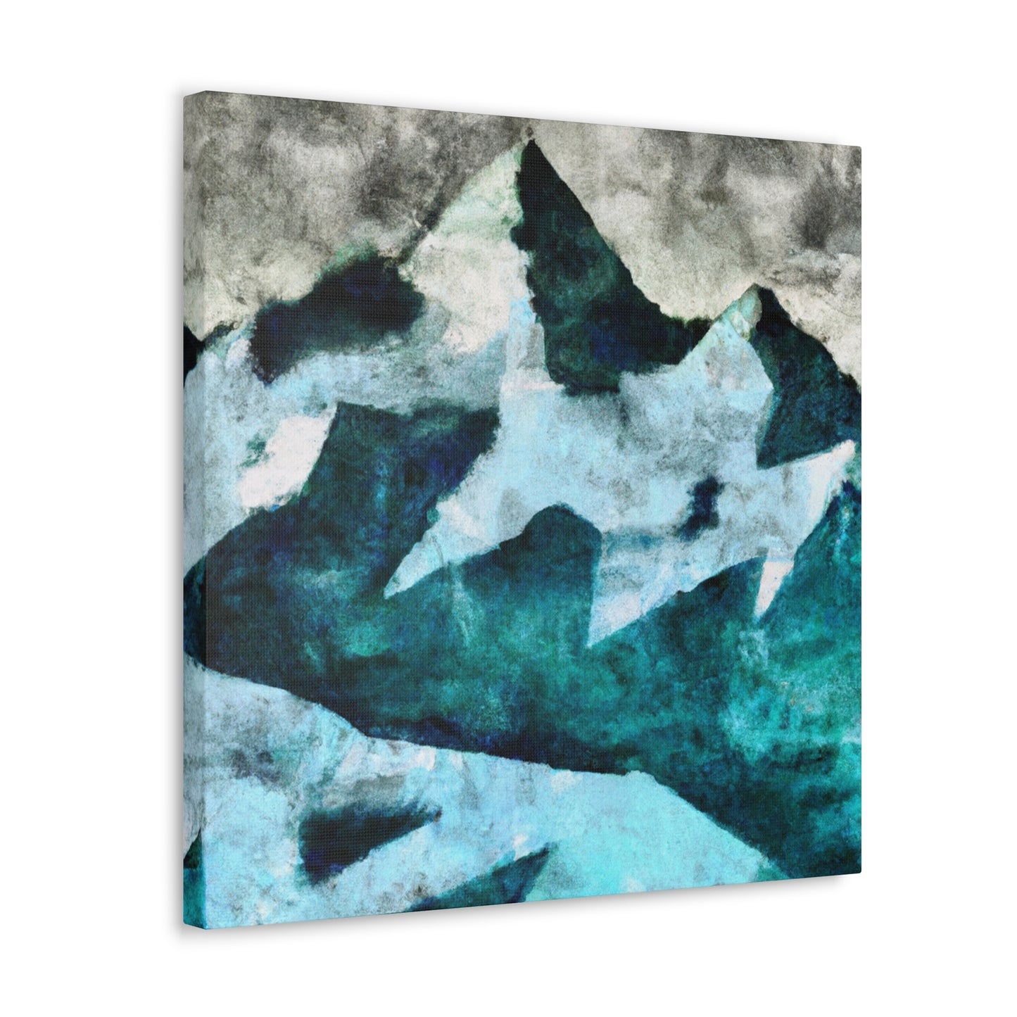 "Glaciers in Moonlight Shine" - Canvas