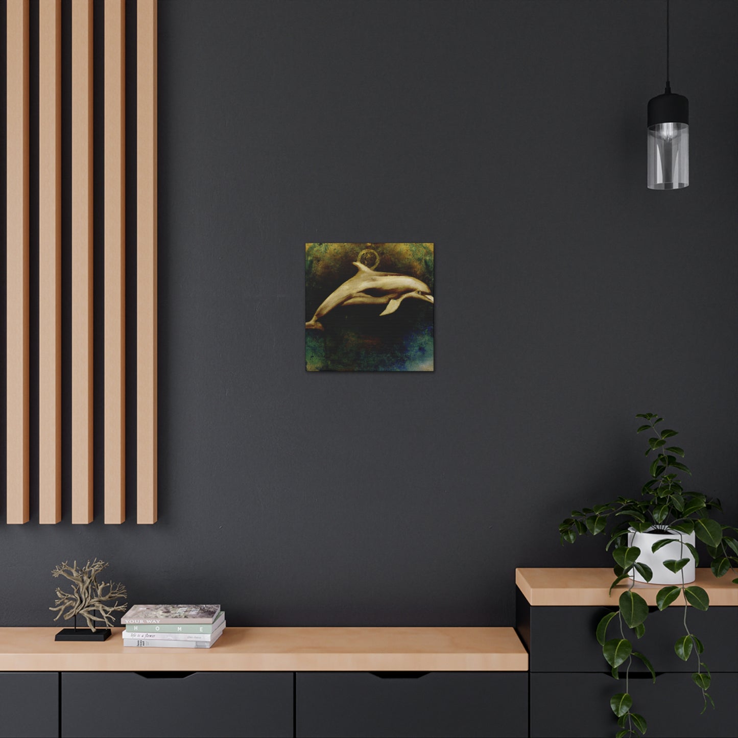 Dolphins at Playtime - Canvas