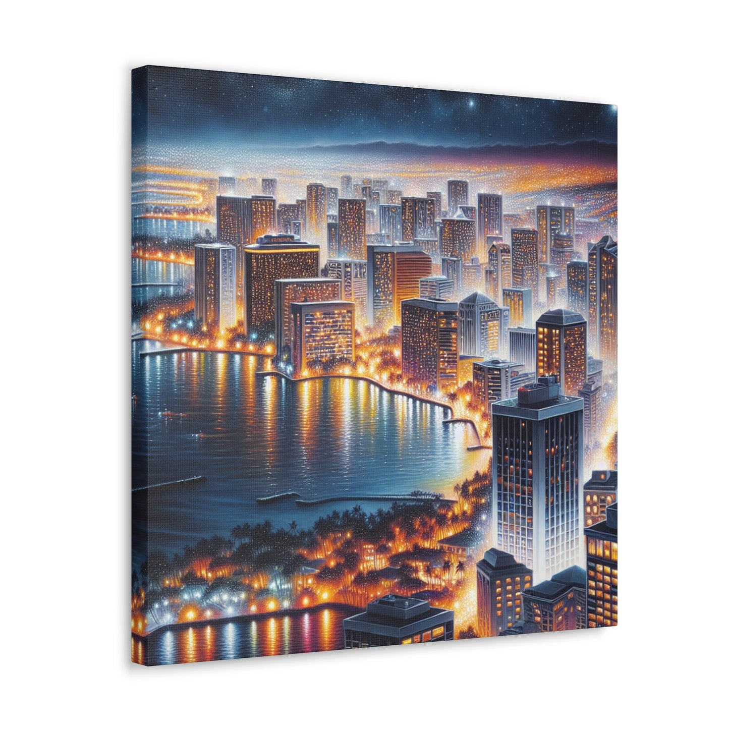 "Heavenly Honolulu Hues" - Canvas