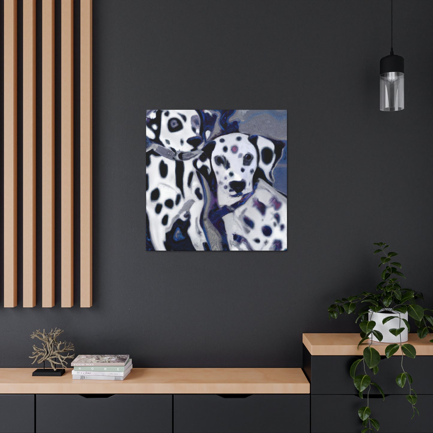 Dalmatian Abstract Expressionism - Canvas