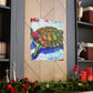 "Turtle's Coppery Shell" - Canvas