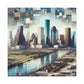 "Urban Dreamscapes: Houston Horizon" - Canvas