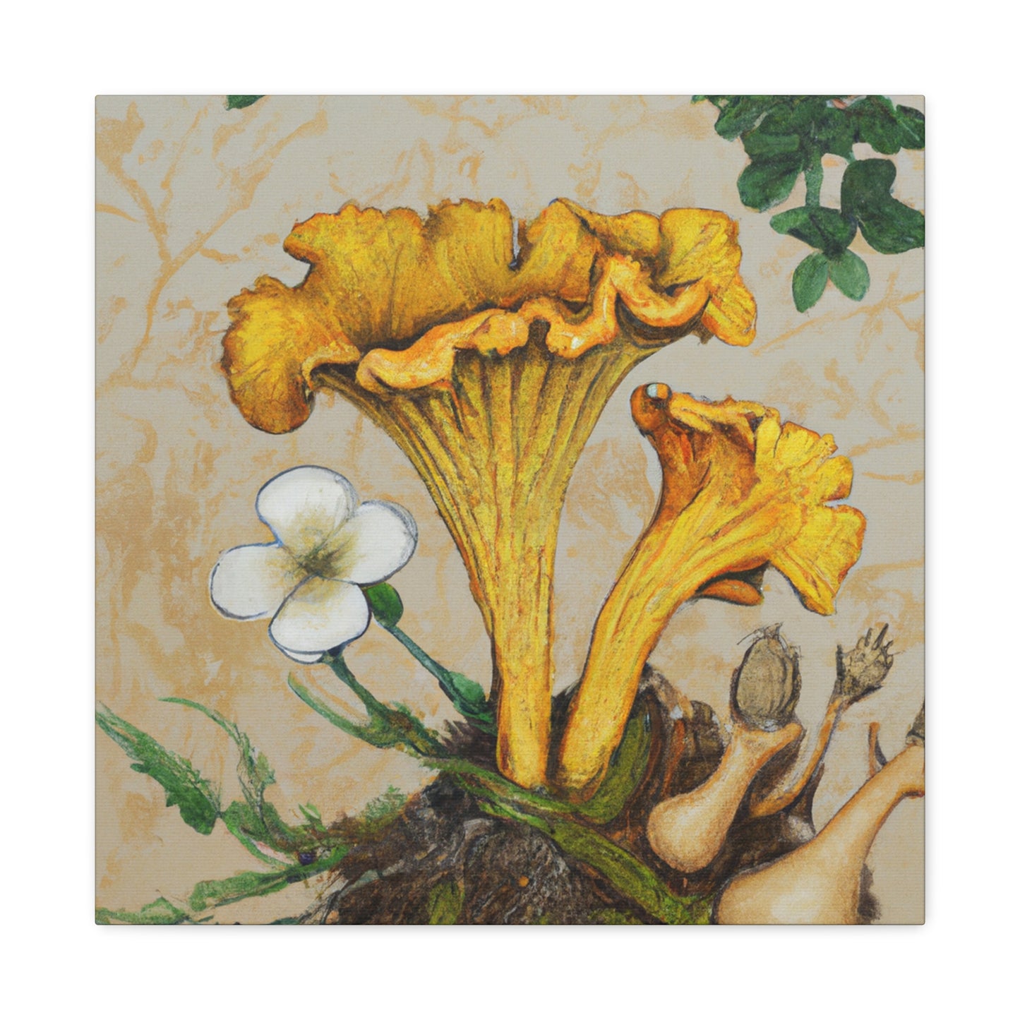 Chanterelle's Renaissance Dance - Canvas