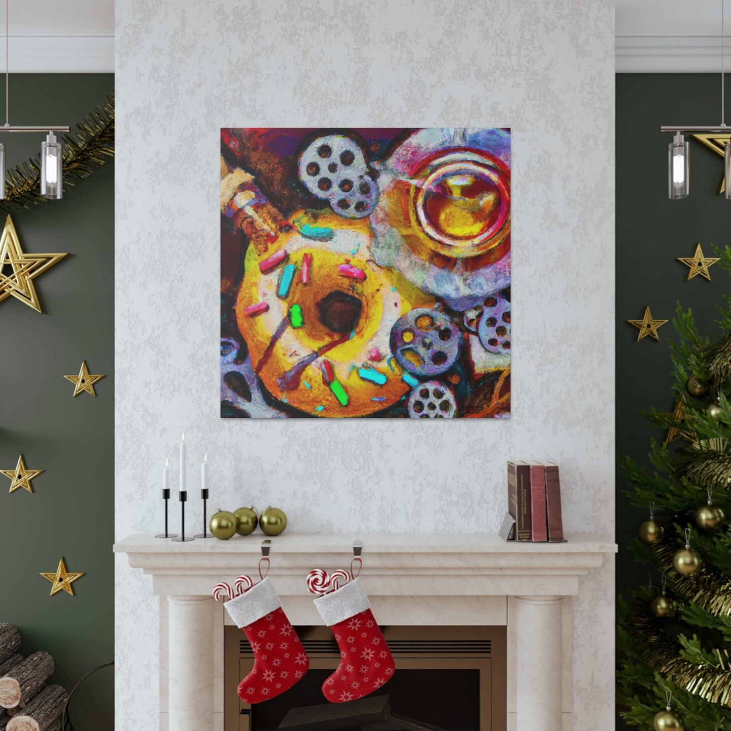 "The Clockwork Doughnut" - Canvas