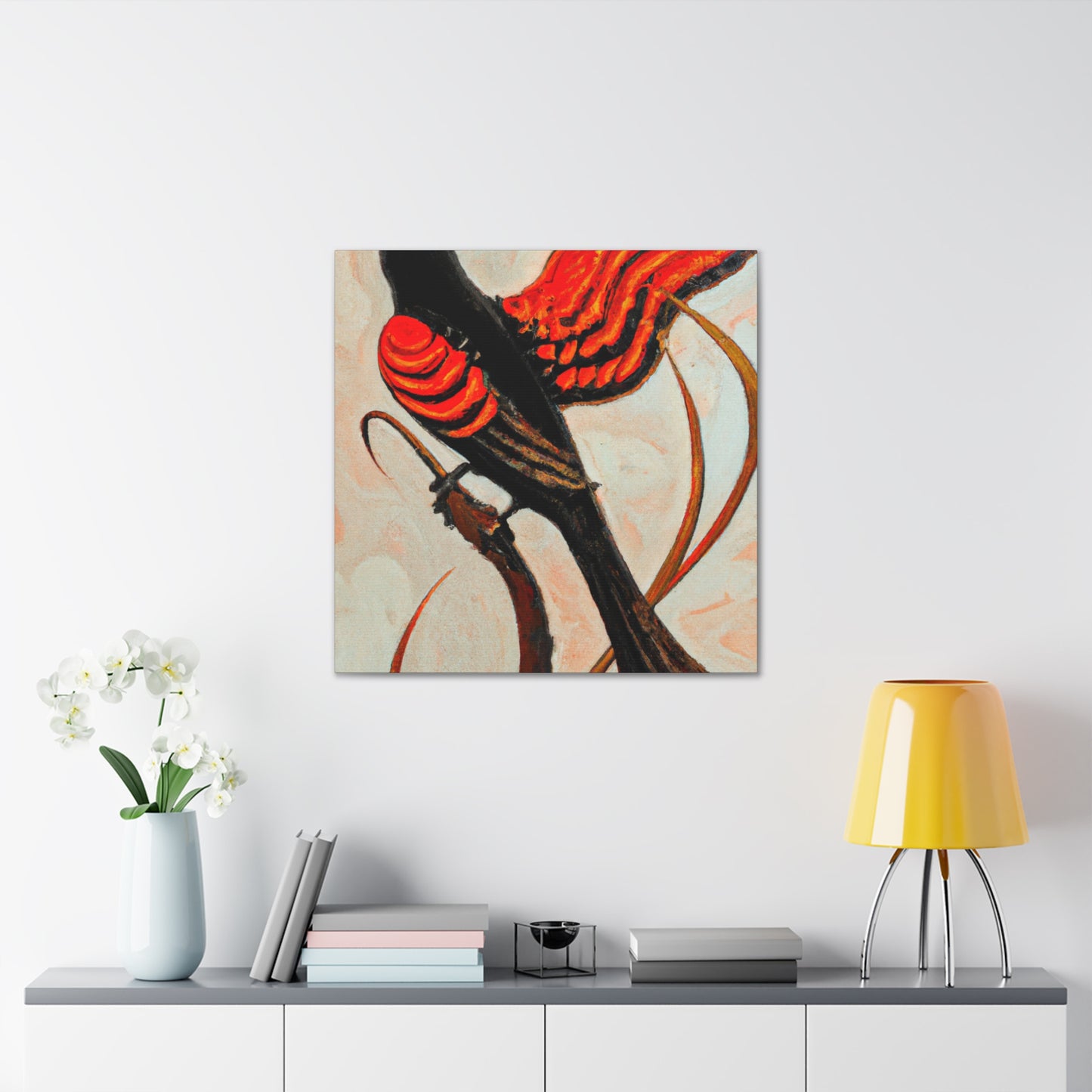 "Red Winged Splendor" - Canvas