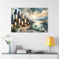 Emerald City Elegance - Canvas