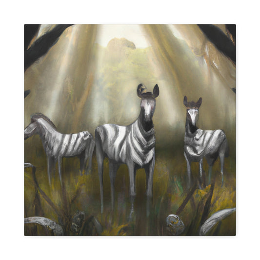 "Zebra in Surrealism" - Canvas