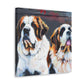 Saint Bernard Blessing - Canvas