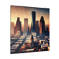 "Urban Luminescence: Houstonscape" - Canvas