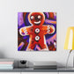 Gingerbread Man Steampunk - Canvas