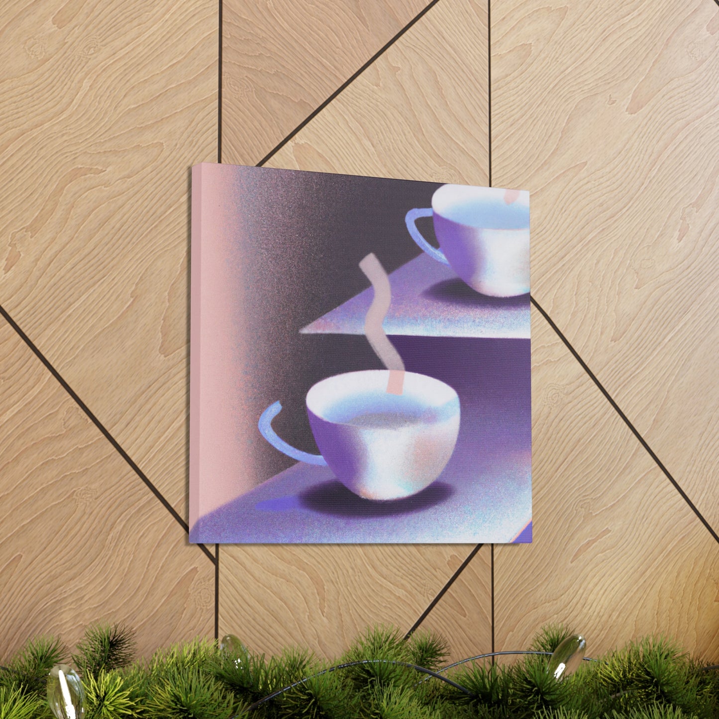 "Tea Cup Tranquility" - Canvas