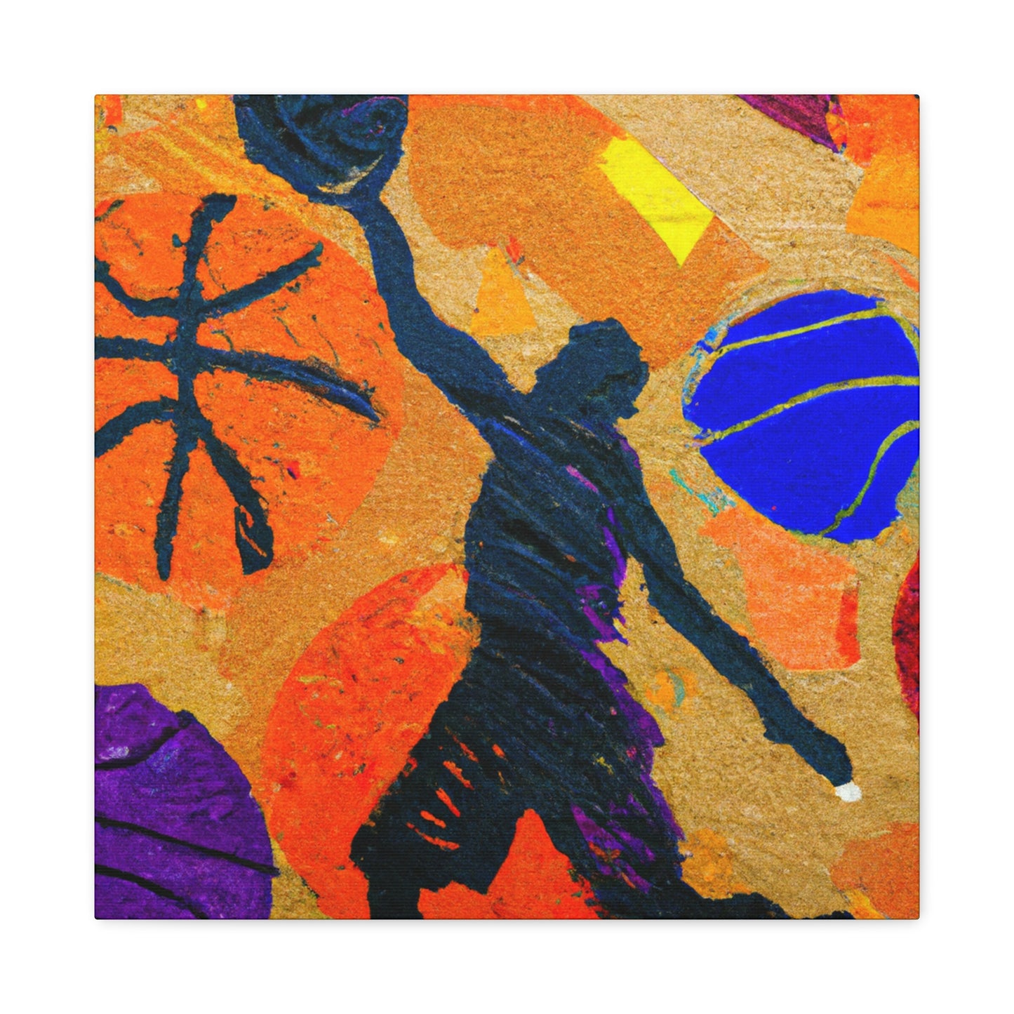 "Hoops: A Tribute" - Canvas